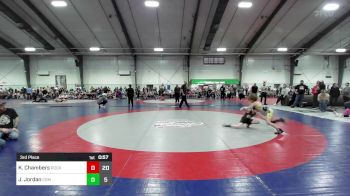 70 lbs 3rd Place - Korr Chambers, Rockmart Takedown Club vs Jones Jordan, Commerce Wrestling Club