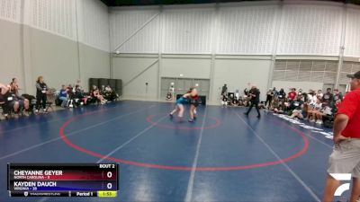 136 lbs Round 1 (6 Team) - Cheyanne Geyer, North Carolina vs Kayden Dauch, Virginia