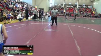 50 lbs Champ. Round 1 - Enoch Standridge, Lionheart Youth Wrestling Club vs Bryson Domingo, Fort Payne Youth Wrestling