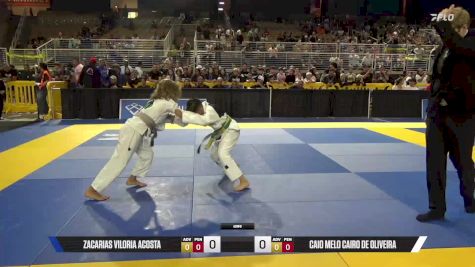 Caio Melo Cairo De Oliveira vs Zacarias Viloria Acosta 2025 Pan Kids Jiu-Jitsu IBJJF Championship