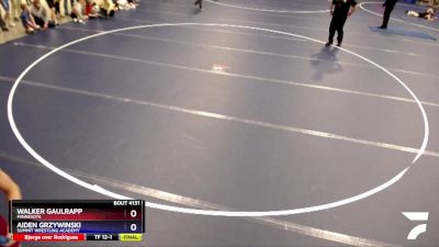 114 lbs Semifinal - Walker Gaulrapp, Minnesota vs Aiden Grzywinski, Summit Wrestling Academy