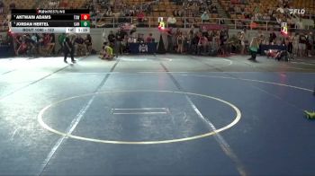 152 lbs 1st Place Match - Jordan Hertel, Carey vs Antwain Adams, TSWC