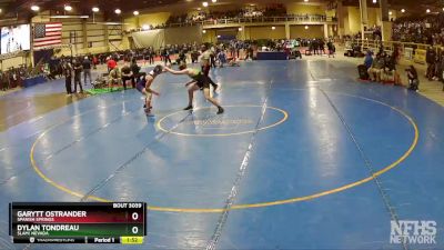 165 lbs Quarterfinal - Dylan Tondreau, SLAM! NEVADA vs Garytt Ostrander, Spanish Springs