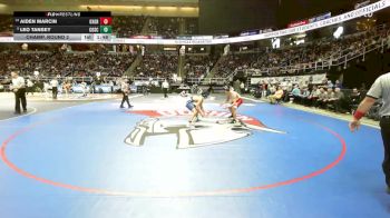 II-145 lbs Champ. Round 2 - Leo Tansey, Collegiate School vs Aiden Marcin, Oxford-Greene