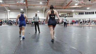 170 lbs Champ. Round 3 - Martina Ebaugh, Napoleon Jr./Sr. High School vs Evelyn Krauss, Delaware Hayes
