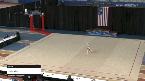 Taya Kim - Clubs - 2021 Rhythmic Elite Qualifier