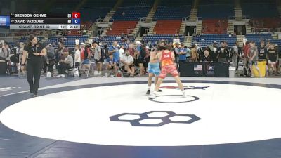 120 lbs Champ. Rd Of 32 - Brendon Oehme, South Dakota vs David Vazquez, New Jersey