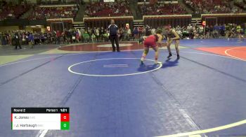 151/158 Round 2 - Jayda Harbaugh, Baker Wrestling Club vs Kara Jones, Conrad Wrestling Club