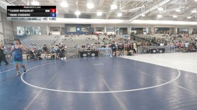 132 lbs Quarters - Caden Briquelet, Sunkids vs Rene Cordero