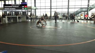 115 lbs Cons. Semi - Madox Schmitz, Hawkeye Wrestling Academy vs Alexander Wandler, LMWC