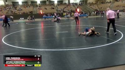 100 lbs Cons. Semi - Joel Parkison, Cookeville Wrestling Club vs Jethro Nordstrom, McMinn Tribe Wrestling Club