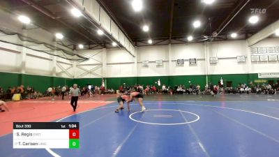 285 lbs Round Of 16 - Sebastian Regis, East Islip vs Tommy Carlsen, Lancaster