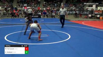Quarterfinal - Maddox Sampson, Coweta Youth Wrestling vs Cire Watson, Team Of Hard Knox