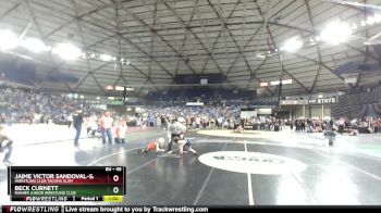 45 lbs Cons. Round 4 - Jaime Victor Sandoval-Santos, Wrestling Club Tacoma Slam vs Beck Curnett, Rainier Junior Wrestling Club