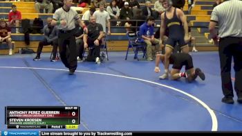 141 lbs Quarterfinal - Steven Kroesen, Vanguard University (Calif.) vs Anthony Perez Guerrero, Southern Oregon University (Ore.)