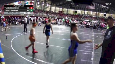 100 lbs Cons. Round 2 - Lucas Saladino, Beatrice Wrestling Club vs Suttyn Zeigler, NCYAC