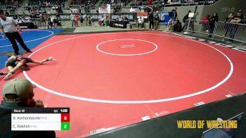 67 lbs Round Of 16 - Brycen Kothenbeutel, Pine Island vs Cody Bakhsh, Steller Trained Gold