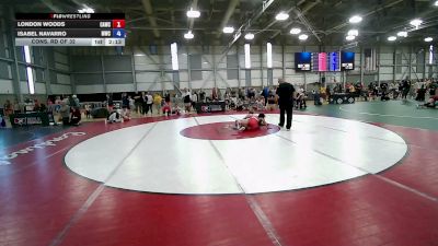 59 kg Cons. Rd Of 32 - London Woods, Cardinal WC vs Isabel Navarro, Menlo Wrestling Club
