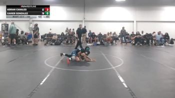 144 lbs Quarterfinal - Adrian Canales, Garage Trained vs Xavier Gonzalez, Teaneck Wrestling