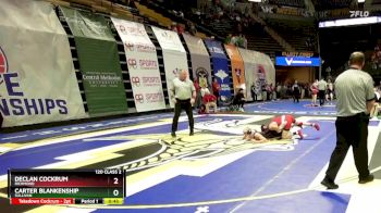 120 Class 2 lbs Cons. Round 1 - Declan Cockrum, Richmond vs Carter Blankenship, Sullivan