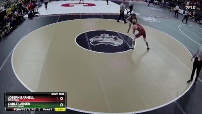 Champ. Round 1 - Cable Larsen, Garden County vs Joseph Barnell, Creighton