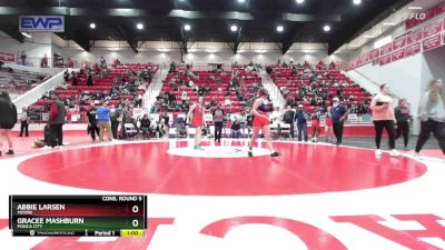 138 lbs Cons. Round 5 - Gracee Mashburn, PONCA CITY vs Abbie Larsen, MOORE