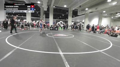 U15 FS - 68 lbs Cons. Semis - Stetson Gabel, Bear Cave Wrestling Club vs Kayson White, Spatola Wrestling