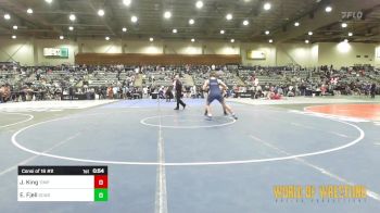 200 lbs Consi Of 16 #2 - Jesse King, Timpanogos Wrestling vs Elijah Fjell, Double Dogs Wrestling