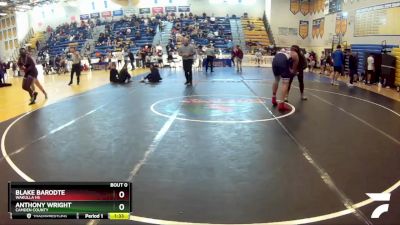 215 Blue Round 4 - Blake Barodte, Wakulla Hs vs Anthony Wright, Camden County