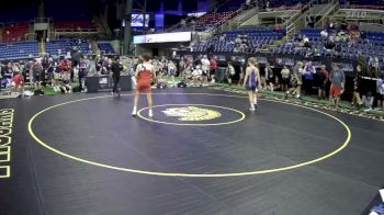 120 lbs Cons 32 #2 - Aidan Rodriguez, Texas vs Tas Storer, California