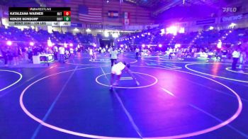 109 lbs Consi Of 16 #1 - Kataleana Warner, Mat Rats Rebooted vs Kenzie Nondorf, South Central Punisher WC