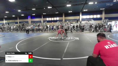 109 lbs Semifinal - Irini Poka, San Clemente Girls vs Auriana Wakinekona, Grapplers HI