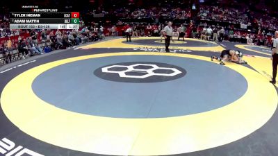 D3-126 lbs Semifinal - Tyler Ineman, Lake Cath. vs Adam Mattin, Delta