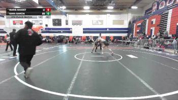 130 lbs 5th Place Match - Marie Basset, La Canada vs Sara Garcia, Murrieta Mesa
