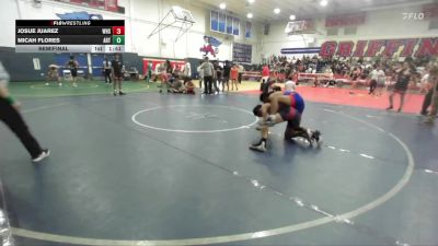 138 lbs Semifinal - Josue Juarez, Westminster High School vs Micah Flores, Los Alamitos High School