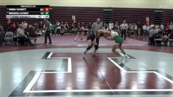115 lbs Cons. Round 2 - Brianna Lucero, Iowa City West vs Emma Schmitt, Charles City
