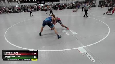 175 lbs Cons. Round 4 - Jory Garrett Jr., Oklahoma vs Brandon Byrd, Bad Karma Wrestling Club