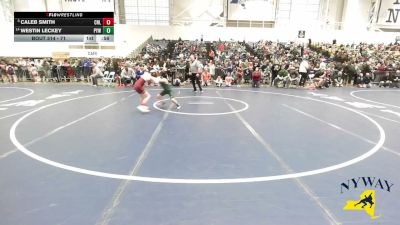 71 lbs Champ. Round 2 - Caleb Smith, Club Not Listed vs Westin Leckey, Pioneer Youth Wrestling