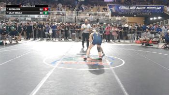 145 lbs Champ. Round 1 - Lilly Nolan, Sumner Hs vs Alena Rik, Mater Lakes Academy