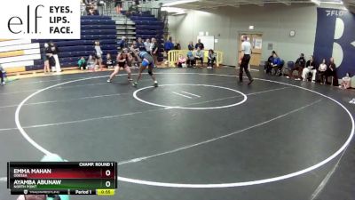 125 lbs. Cons. Round 4 - Emma Mahan, Odessa vs Ayamba Abunaw, North Point