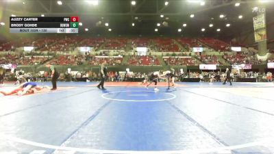 130 lbs Cons. Round 4 - Auzzy Carter, Powell Wrestling Club vs Brody Gohde, Big Game Wrestling Club MT
