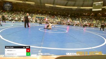 110 lbs Semifinal - Luke Wilson, Elevate Wrestling Club vs Jaxson Bowman, GGB Ohio