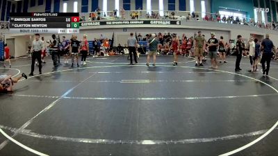 113 lbs Champ. Round 1 - Enrique Santos, St. Johns Silverbacks vs Clayton Newton, Camden Outsiders