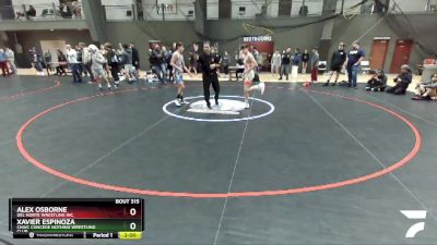 113 lbs Champ. Round 1 - Alex Osborne, Del Norte Wrestling Inc. vs Xavier Espinoza, CNWC Concede Nothing Wrestling Club