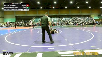 106 lbs 2nd Place - Teagan Navarro, BULLDOG WRESTLING CLUB vs Antonio Garaventa, Windsor Wrestling Club