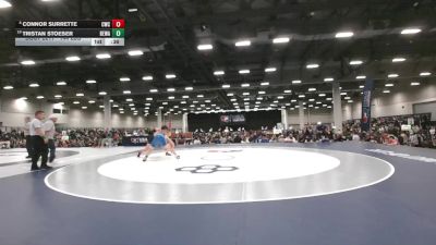 144 lbs Cons. Quarters - Tristan Stoeser, Berge Elite Wrestling Academy vs Connor Surrette, Cardinal Wrestling Club