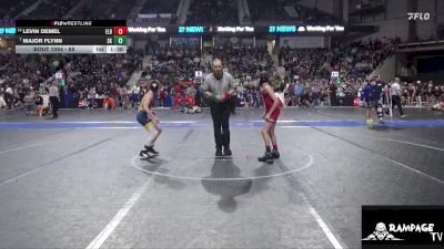 88 lbs Cons. Round 1 - Major Flynn, Sunflower Kids vs Levin Demel, ElDorado