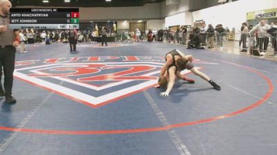 106 lbs Round Of 128 - Arto Khachatryan, CA vs Jett Johnson, FL