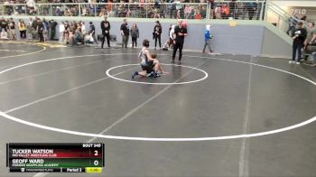 77 lbs Quarterfinal - Geoff Ward, Pioneer Grappling Academy vs Tucker Watson, Mid Valley Wrestling Club