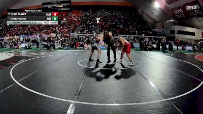 6A 215 lbs Champ. Round 1 - Jose Tamez, Nampa vs Jake Farar, Ridgevue